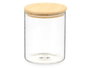 Vivalto Set de 12 Tarros Redondos de Borosilicato con Tapa de Bambú, 800 ml