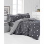 Aucune Juego de Cama Gris con Funda Nórdica y 2 Fundas de Almohada
