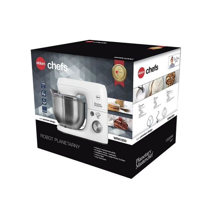 Robot de Cocina Eldom WRK1200 Blanco 800 W 5 L