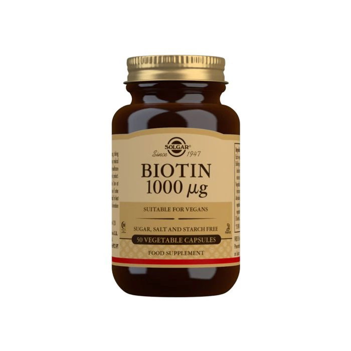 Solgar Biotina 1000 µg, 50 cápsulas