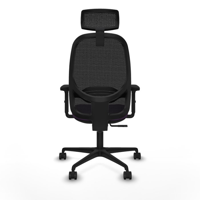 PIQUERAS Y CRESPO Silla de oficina Cilanco con Mecanismo Sincro, Morado y Negro