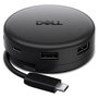 Dell Pro 7-in-1 USB-C Travel Hub DA326 Negro