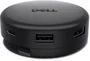 Dell Pro 7-in-1 USB-C Travel Hub DA326 Negro