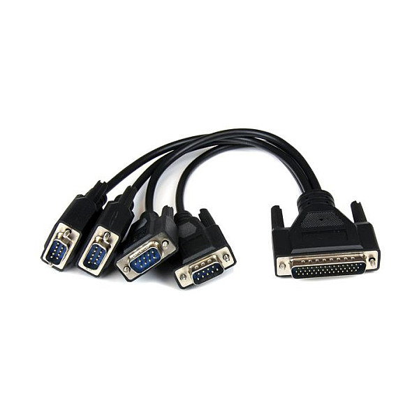 StarTech Adaptador de Tarjeta PCI Express (PCIe) de 4 Puertos Serie Serial Combo RS232 / RS485 / RS422 para Windows, Linux - SB16C1052PCI