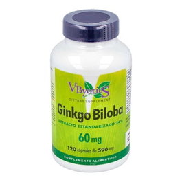VBYOTICS Ginkgo Biloba 60Mg 120Cap. Complemento para la Circulación