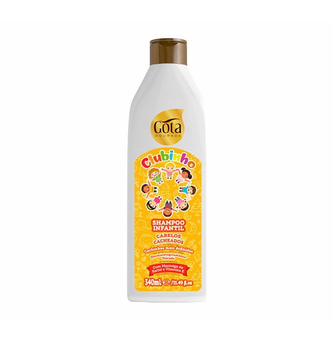 Gota Dourada Shampoo Clubinho Cacheados 340ml Gota Dourada Shampoo Clubinho Cacheados 340ml