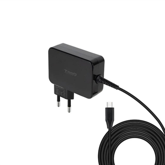 TOOQ Cargador de Portátil GaN 90W USB-C PD 3.0 Negro