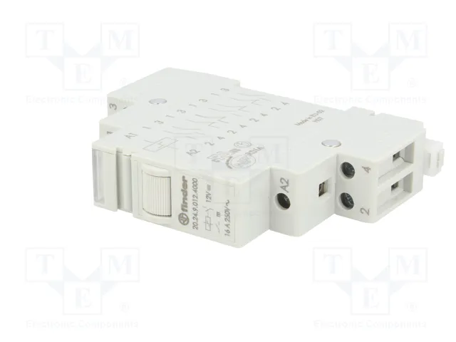 FINDER Relé de instalación biestable 20.24 16A 12V DC