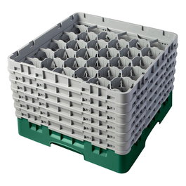 CAMBRO Cesta de lavado 30 compartimentos Verde Sherwood