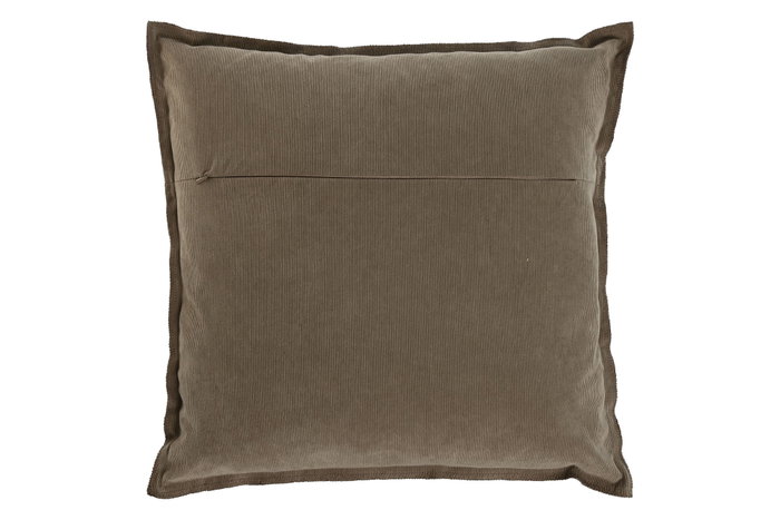 DKD Home Decor Cojín de Poliéster Verde en Pana 45x45 cm
