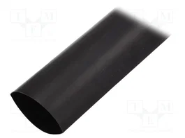 HELLERMANNTYTON Tubo termoretráctil 50mm 3:1 Negro 1m