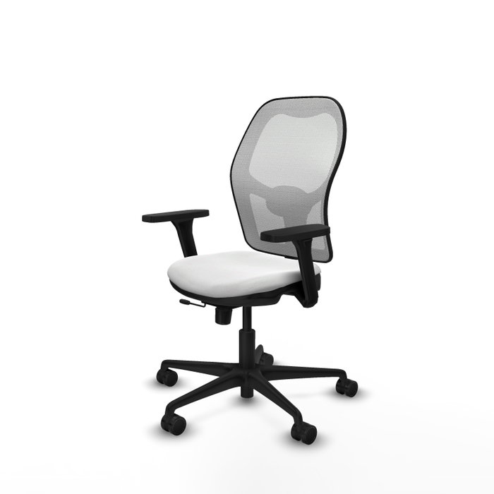 PIQUERAS Y CRESPO Silla de oficina Jorquera Blanca con Mecanismo Sincro/Traslack PIQUERAS Y CRESPO Silla de oficina Jorquera Blanca con Mecanismo Sincro/Traslack