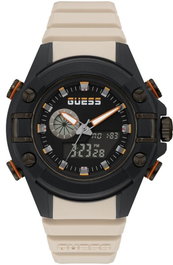 Guess GW0269G1 Reloj Analógico/Digital Negro y Beige