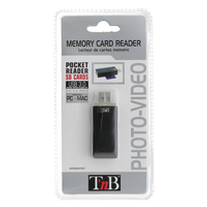 TNB Pocket Reader USB3 Lector de Tarjetas de Memoria Negro