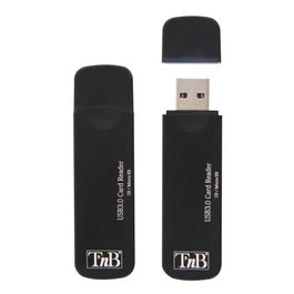 TNB Lector de Tarjeta de memoria POCKET READER USB3 - USB 3.0 memory card readerCompatibility: SDHC, micro SD, T-flash - Connectivity: USB3.0 - Black colour