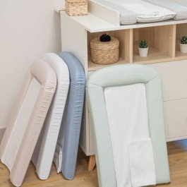 Domiva Estera de cambio de PVC con 2 esponjas extraíbles Nube 42x70 cm