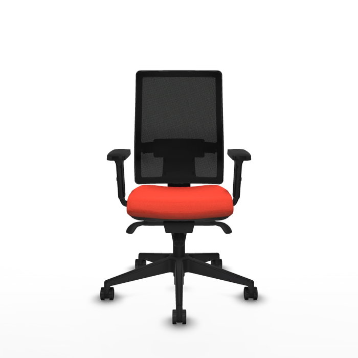 PIQUERAS Y CRESPO Silla de oficina Horna con mecanismo Sincro, Naranja oscuro y Negro PIQUERAS Y CRESPO Silla de oficina Horna con mecanismo Sincro, Naranja oscuro y Negro