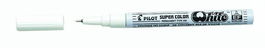 Marcador T.Opaca Perm. Pilot Super Color Fino Blanco (Set de 12)
