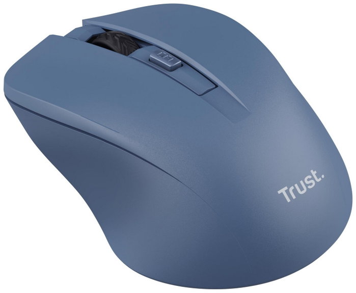 Trust Mydo Silent Ratón Inalámbrico Silencioso Azul