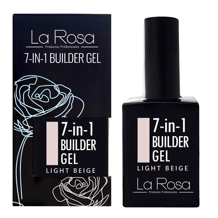 La Rosa Gel Constructor 7 en 1 Beige Claro 15 ml La Rosa Gel Constructor 7 en 1 Beige Claro 15 ml