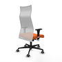 PIQUERAS Y CRESPO Sillón Albacete Naranja y Blanco
