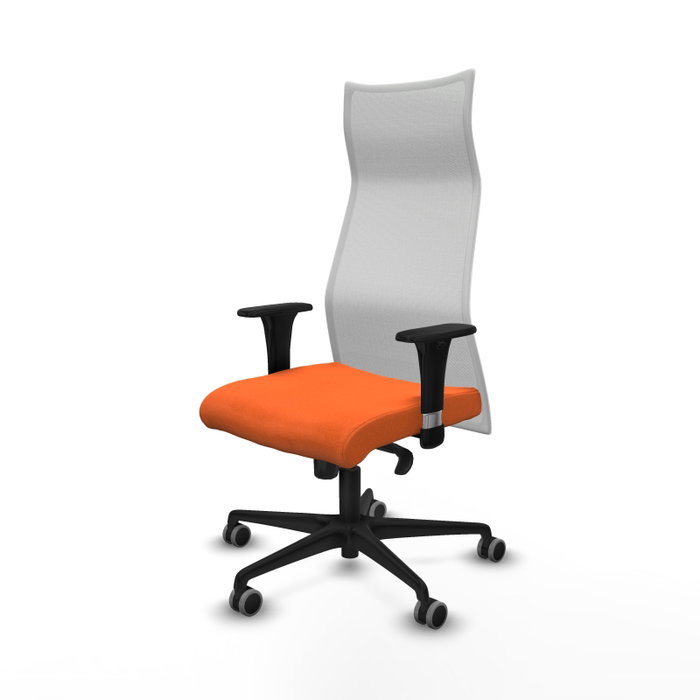 PIQUERAS Y CRESPO Sillón Albacete Naranja y Blanco