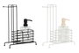 DKD Home Decor Set de 2 Dosificadores de Metal y Cristal 450ml