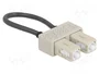 DeLOCK LWL Loopback Adapter SC / OM2 Multimode beige