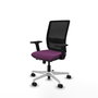 PIQUERAS Y CRESPO Silla de oficina Haches Morada con Mecanismo Sincro/Traslack