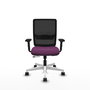 PIQUERAS Y CRESPO Silla de oficina Haches Morada con Mecanismo Sincro/Traslack