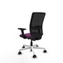 PIQUERAS Y CRESPO Silla de oficina Haches Morada con Mecanismo Sincro/Traslack