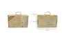 DKD Home Decor Juego de Mesa Set 45 Madera Equilibrio Multicolor