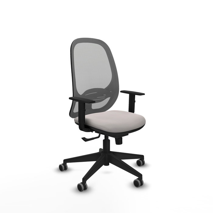 PIQUERAS Y CRESPO Silla de oficina Cilanco Blanco y Gris PIQUERAS Y CRESPO Silla de oficina Cilanco Blanco y Gris