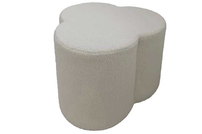DKD Home Decor Reposapiés Borreguito Blanco