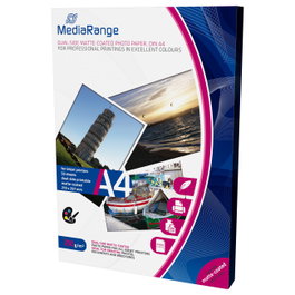MediaRange Papel Fotográfico Mate A4 250g 50 Hojas