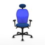 PIQUERAS Y CRESPO Silla de oficina Jorquera Azul con Mecanismo Sincro