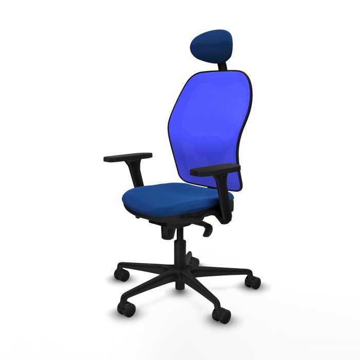 PIQUERAS Y CRESPO Silla de oficina Jorquera Azul con Mecanismo Sincro PIQUERAS Y CRESPO Silla de oficina Jorquera Azul con Mecanismo Sincro