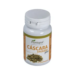 PLANTAPOL Cascara Sagrada 60 Comprimidos - 300 mg Corteza + 40 mg Extracto para Bienestar Digestivo