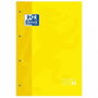 Oxford Recambio Tapa Blanda A4+ Amarillo 80 Hojas Cuadrícula 5x5
