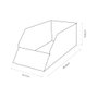 Edm Caja expositora material electrico, 198 x 465 x 155 mm