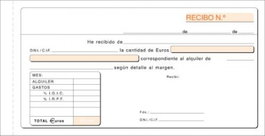 LOAN Pack de 10 Talonarios de Recibo de Alquiler Duplicado con IGIC