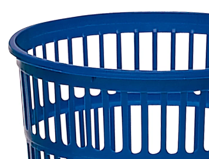Q-connect Papelera de rejilla azul 15 litros