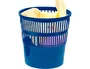 Q-connect Papelera de rejilla azul 15 litros