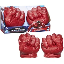 Hasbro HASG00705L0 Juguete de disfraz Hulk Rojo con puños aplastantes Marvel Avengers Capitán América