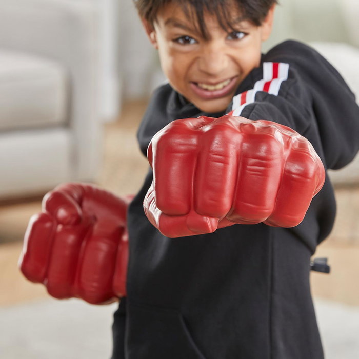 Hasbro Super Puños Gamma de Hulk Rojo G0070 Avengers Juguete para Niños +5 Años