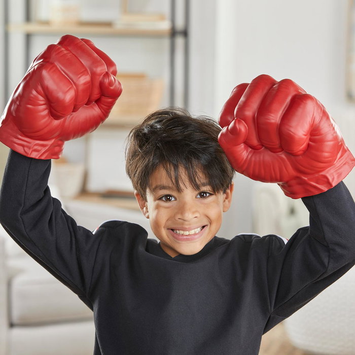 Hasbro Super Puños Gamma de Hulk Rojo G0070 Avengers Juguete para Niños +5 Años