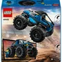 LEGO 60402 City El Monster Truck Azul Camión Todoterreno de Juguete con Minifigura de Conductor para Niños