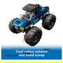 LEGO 60402 City Monster Truck Azul, Juego de Construcción para Niños 5+ Años, 148 Piezas