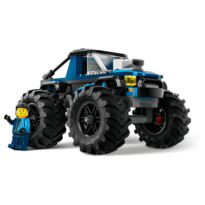 LEGO 60402 City Monster Truck Azul, Juego de Construcción para Niños 5+ Años, 148 Piezas