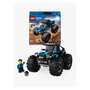 LEGO 60402 City Monster Truck Azul, Juego de Construcción para Niños 5+ Años, 148 Piezas